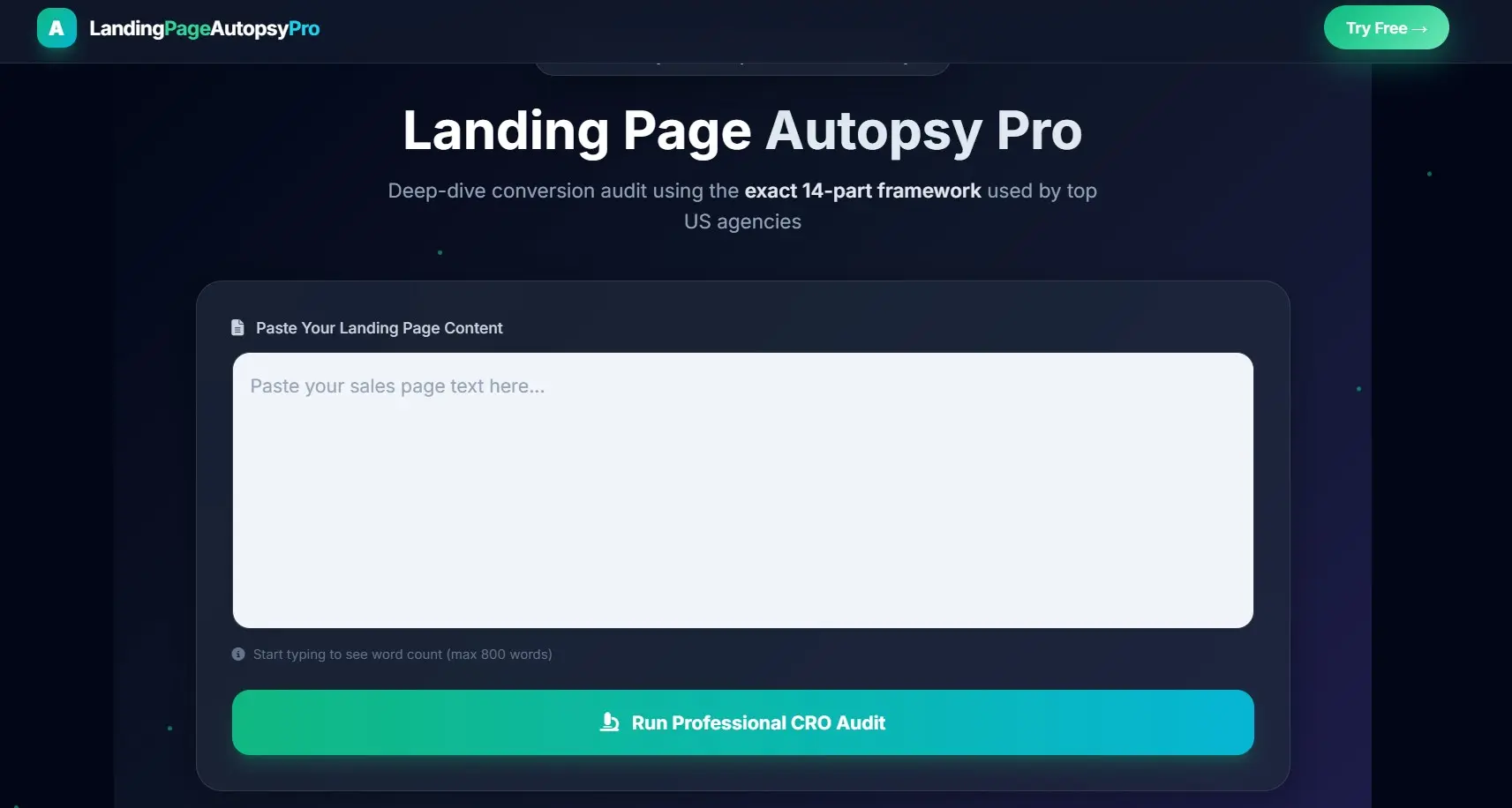 DETECT THE CONVERTING SALES PAGE